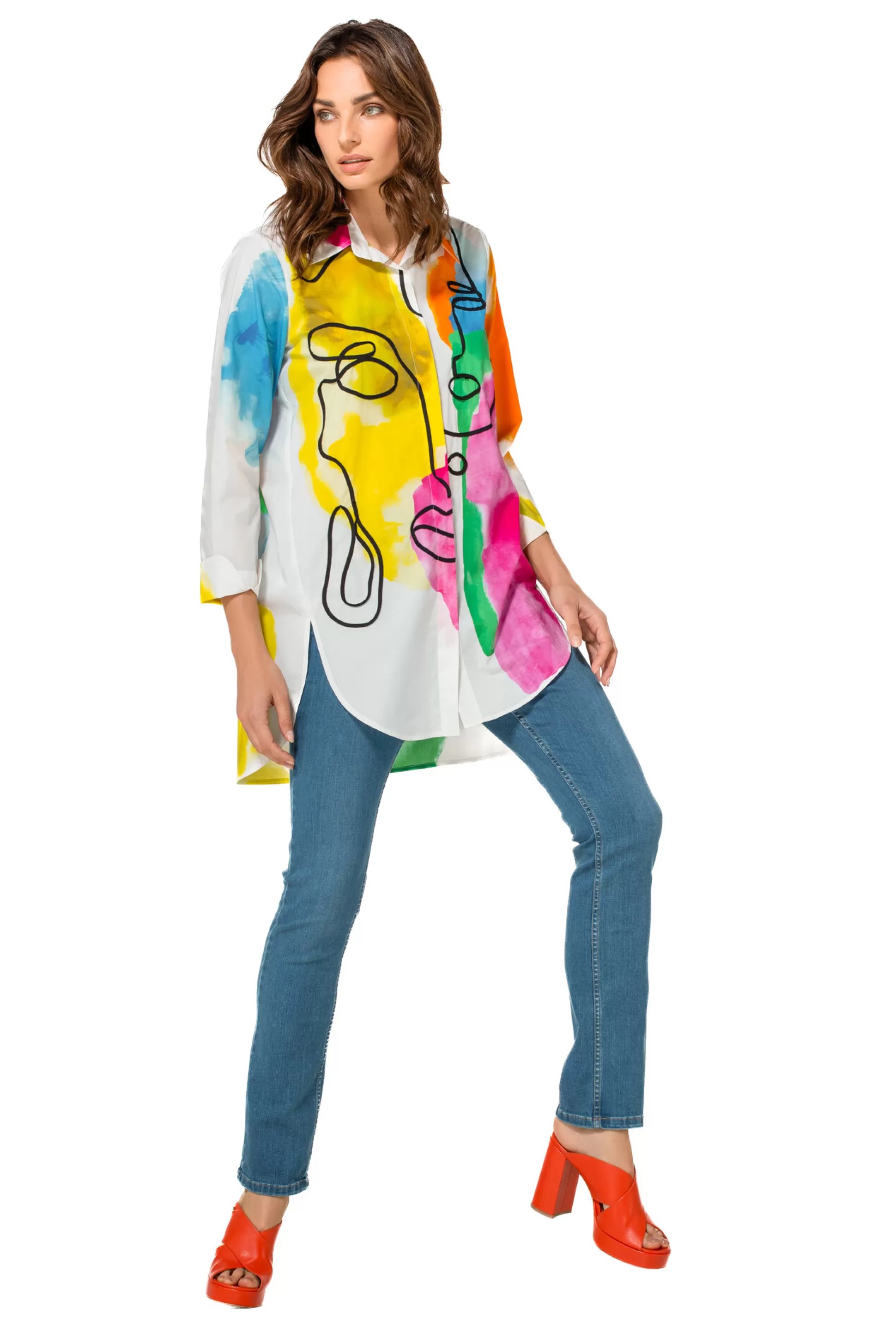 Caroline Biss 1517-24 / Jean Slim Fit Confortable, Taille Normale*Femmes Pantalon