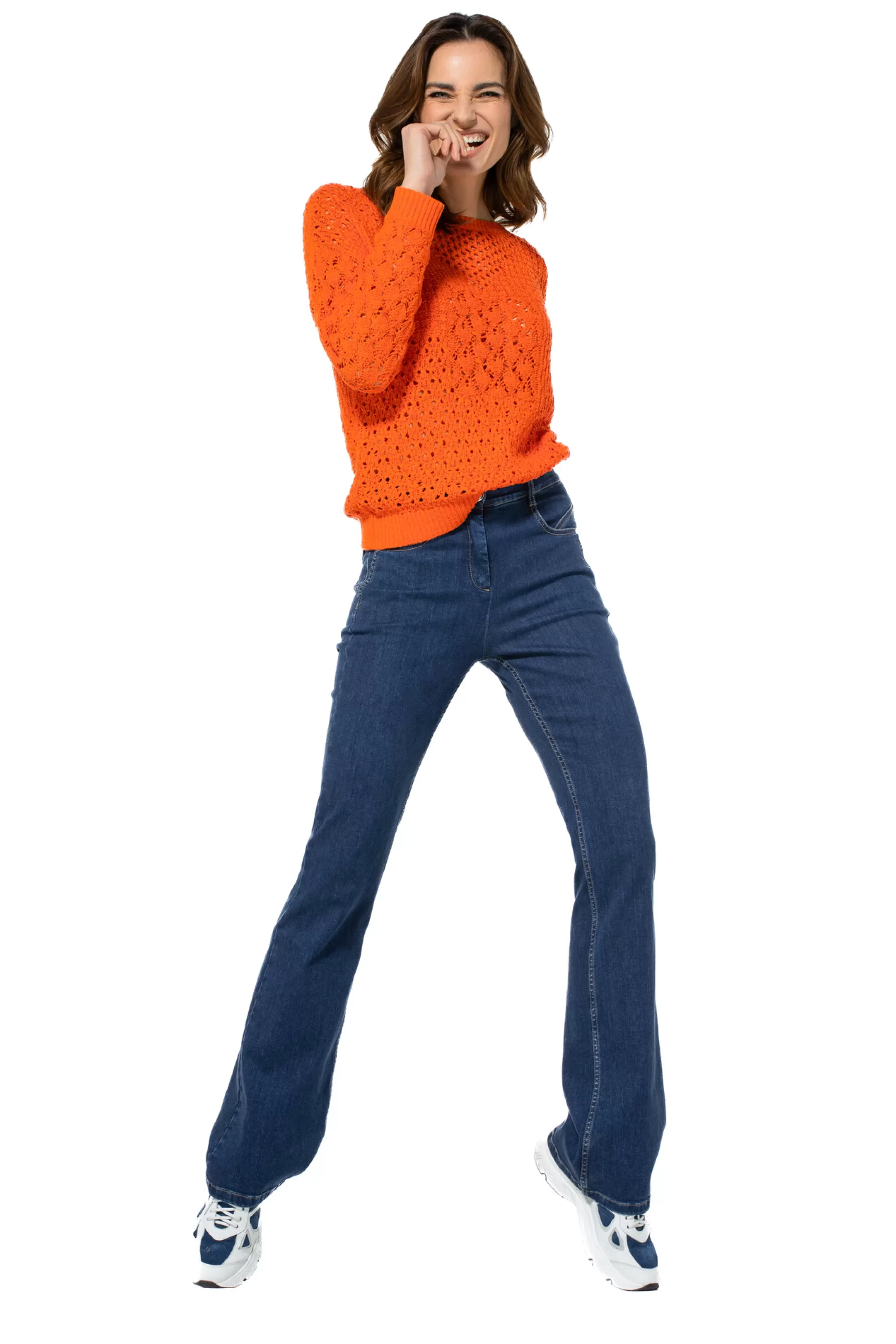 Caroline Biss 1519-23 / Jean Bootcut Confortable, Taille Normale*Femmes Pantalon