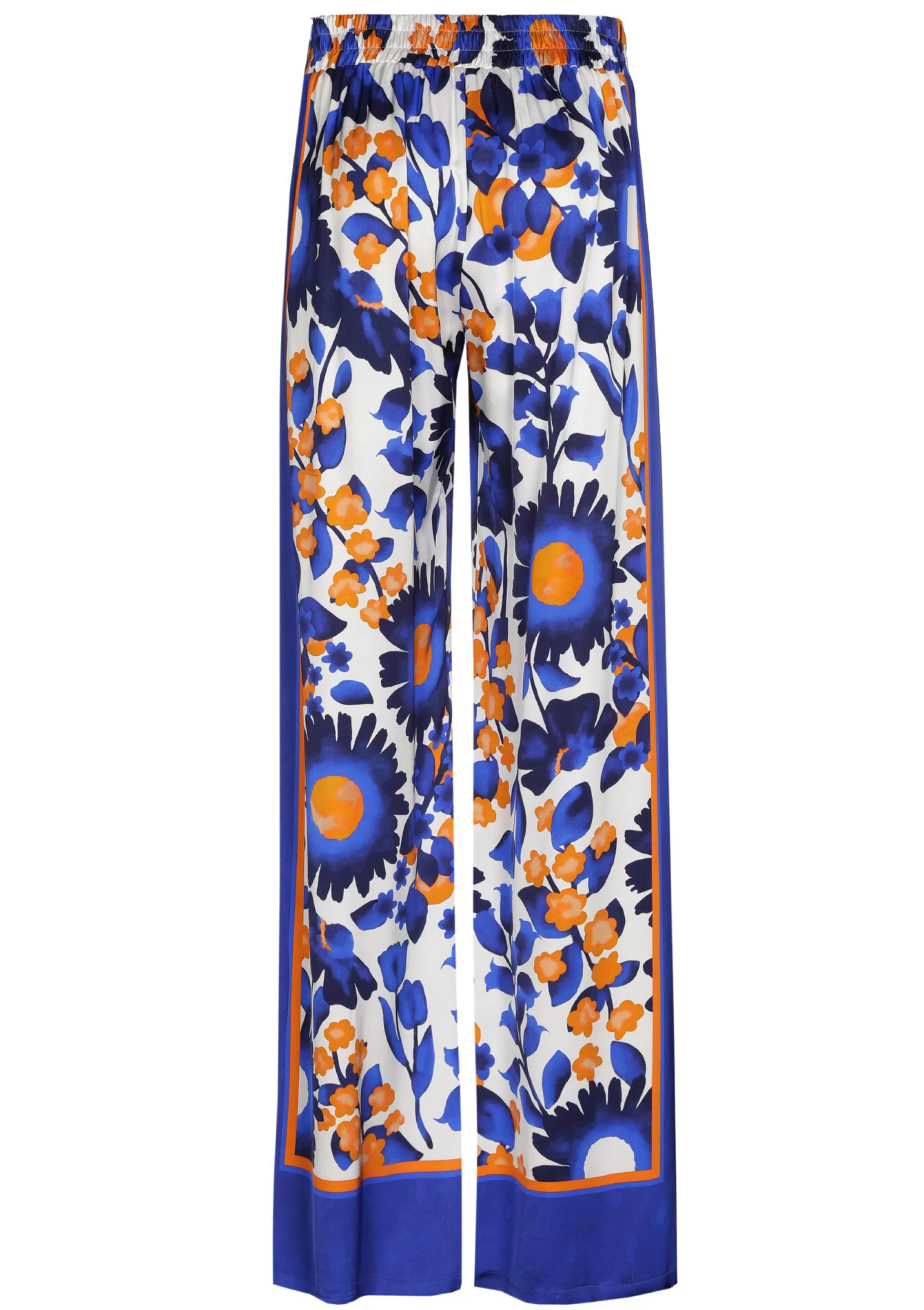 Caroline Biss 1571-29 / Pantalon Fluide, Jambe Droite, Taille Normale*Femmes Pantalon