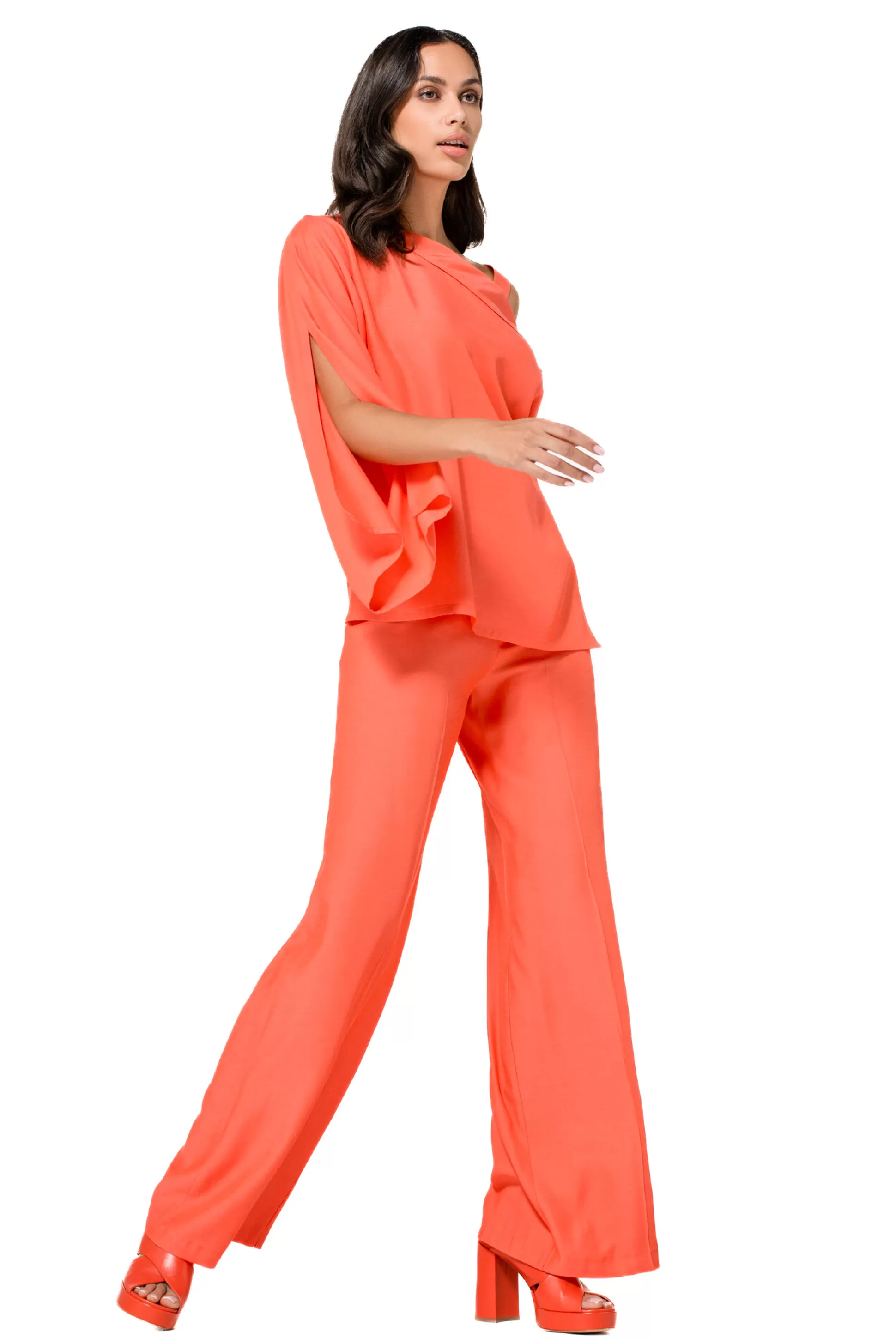 Caroline Biss 1586-55 / Pantalon Habille, Jambe Droite, Taille Normale*Femmes Pantalon