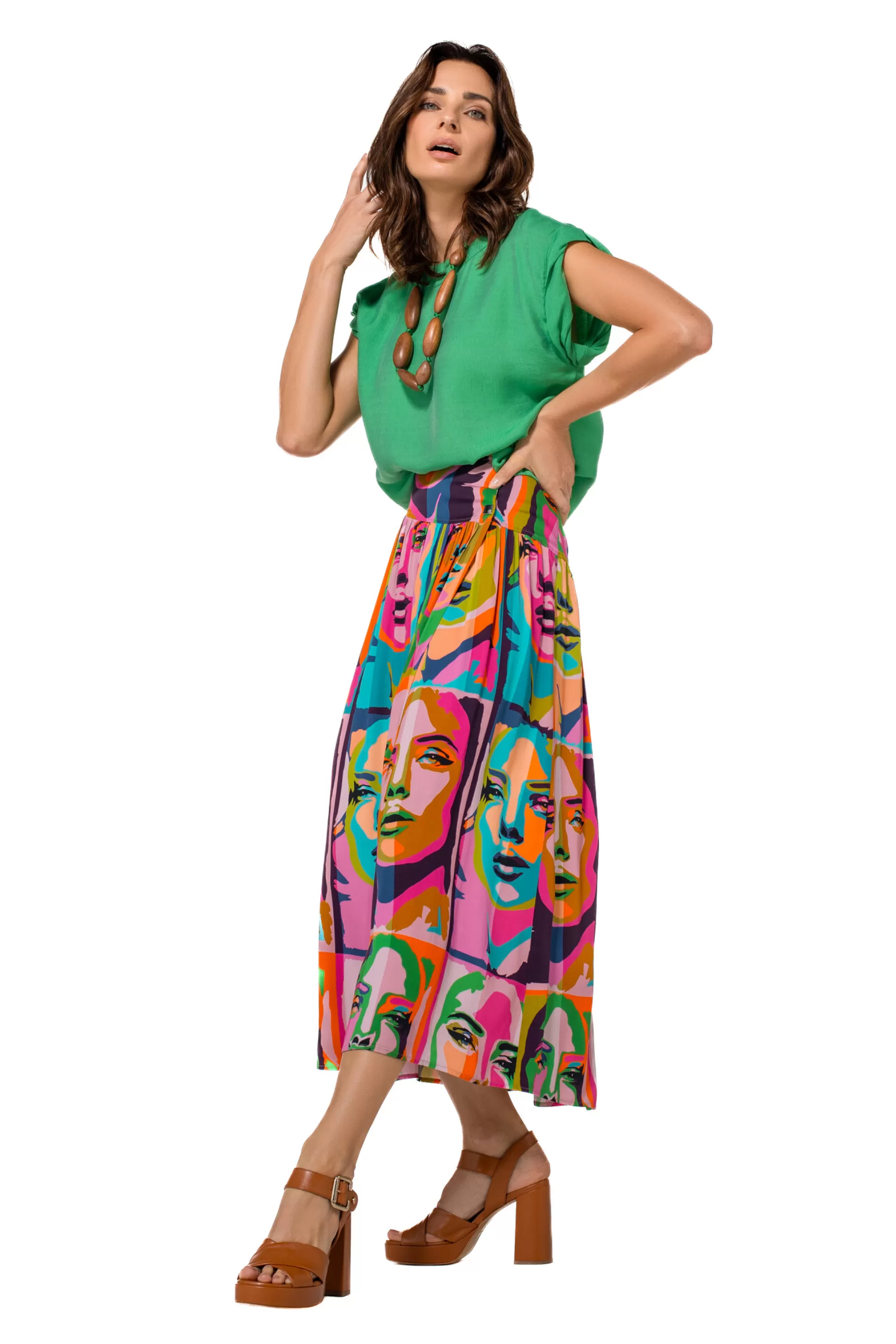 Caroline Biss 1627-63 / Top Droit Effet Manches*Femmes Hauts