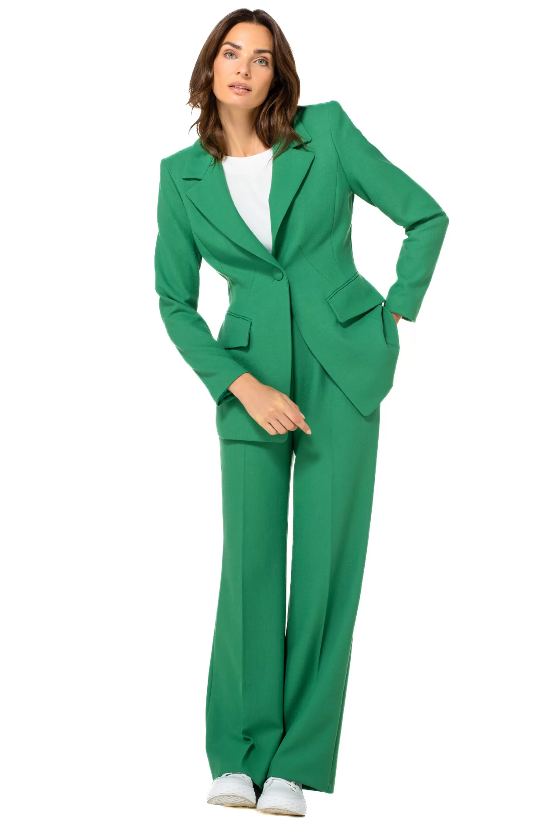 Caroline Biss 1823-62 / Blazer Long Et Confortable Au Look Urbain, Leger Et Confortable*Femmes Gilets