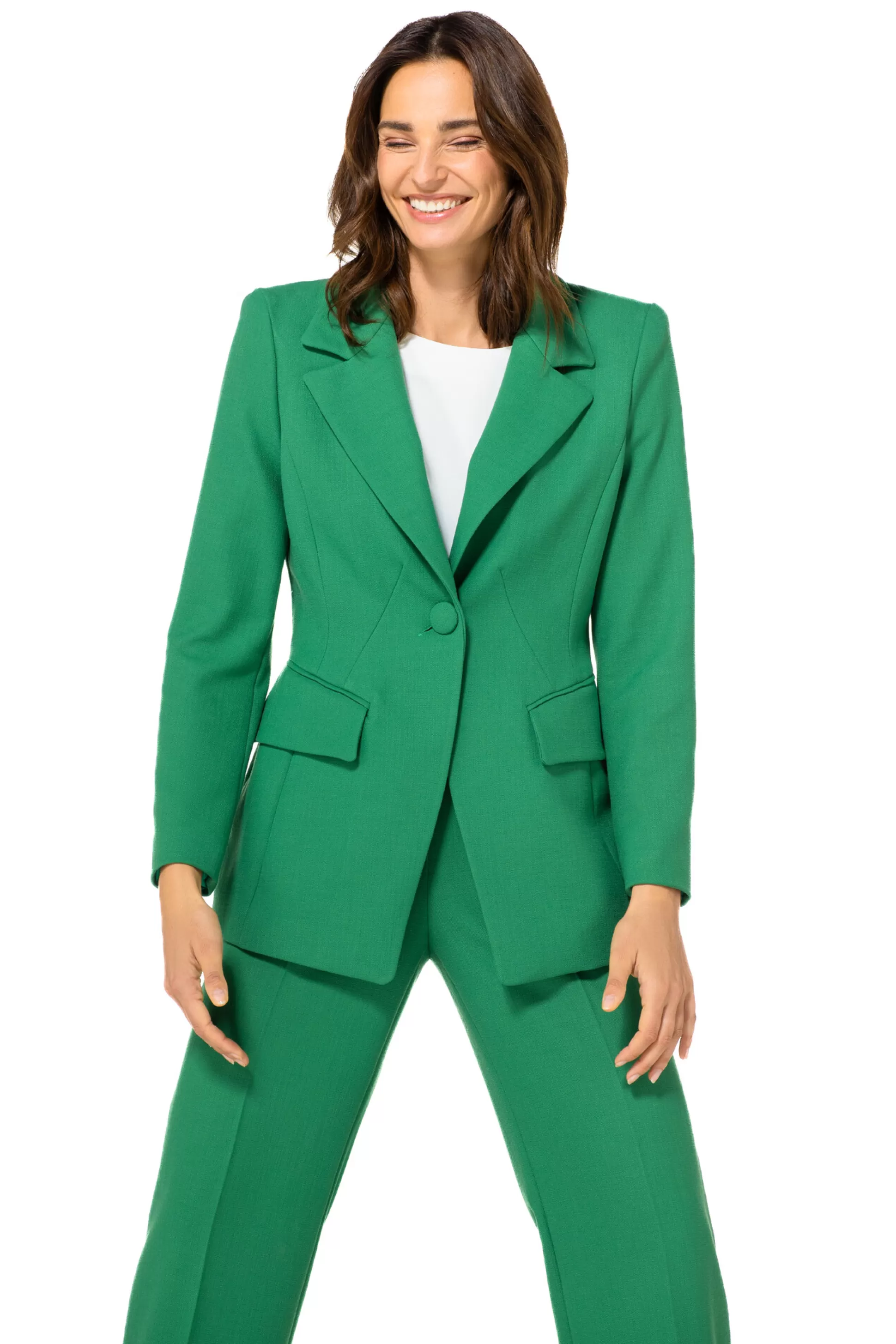 Caroline Biss 1823-62 / Blazer Long Et Confortable Au Look Urbain, Leger Et Confortable*Femmes Gilets