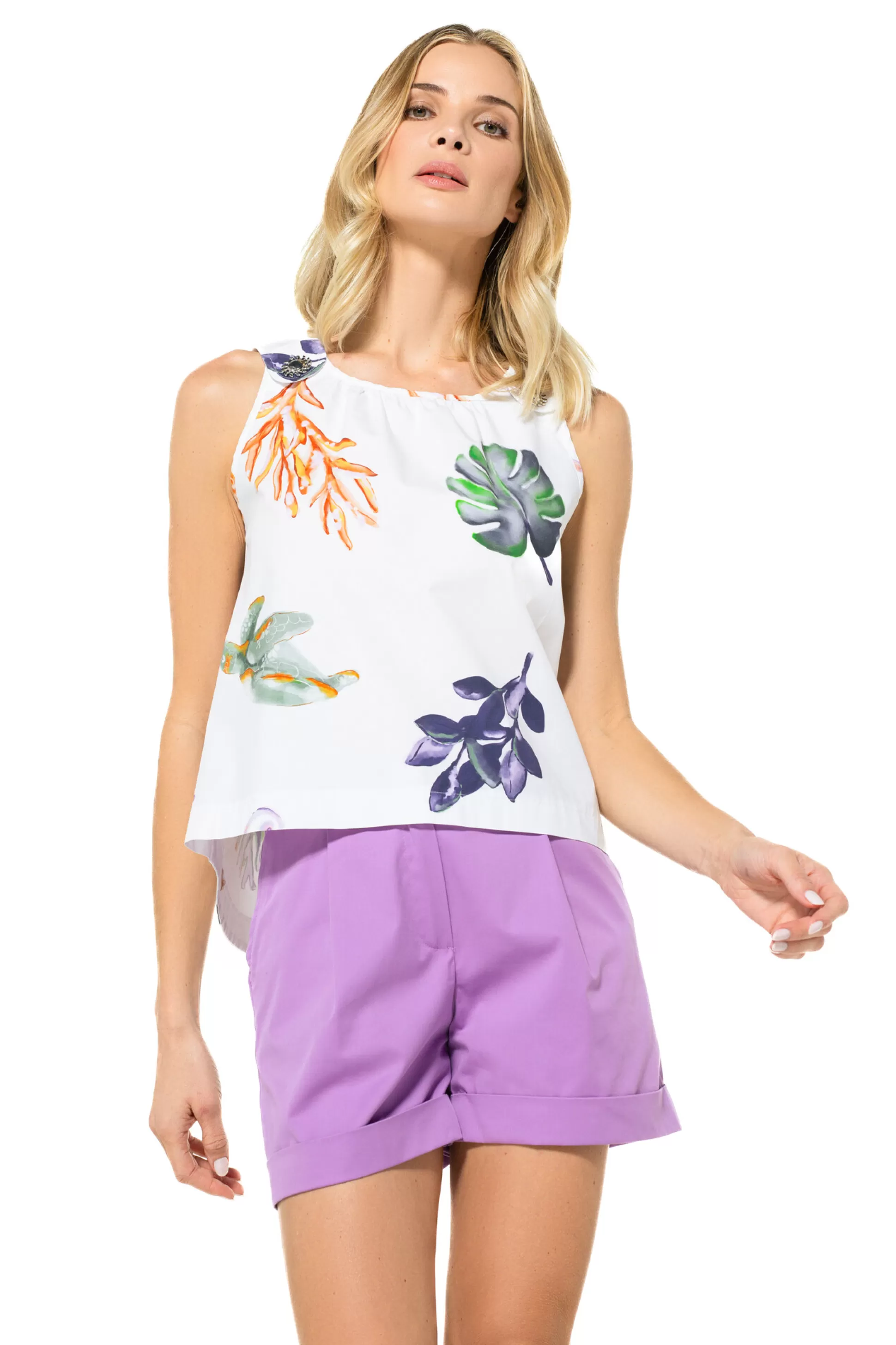 Caroline Biss 3572-40 / Short Confortable, Taille Normale*Femmes Pantalon